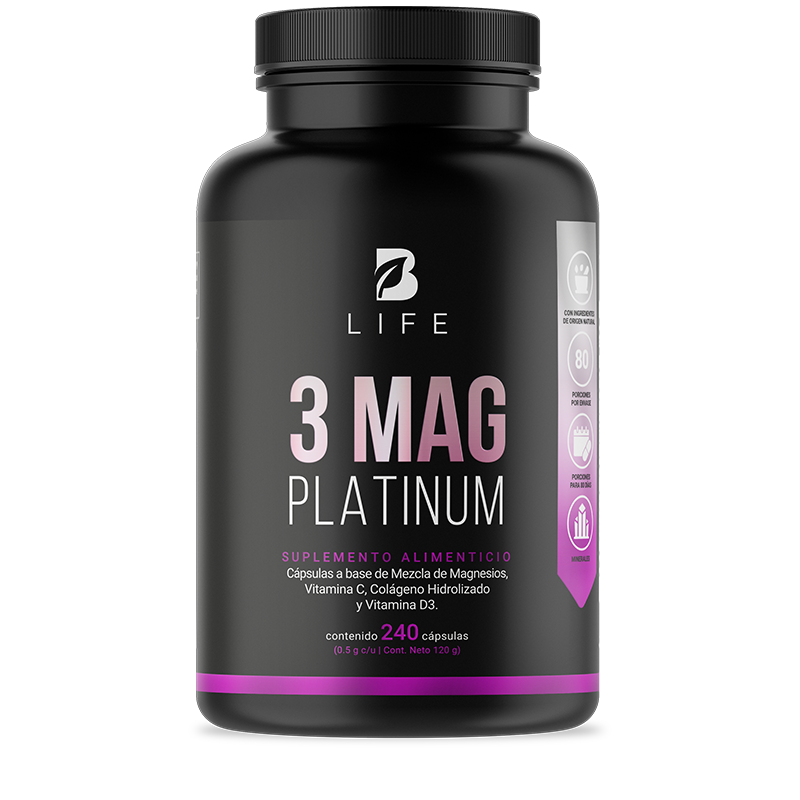 3 Mag Platinum 240 Capsulas Blife