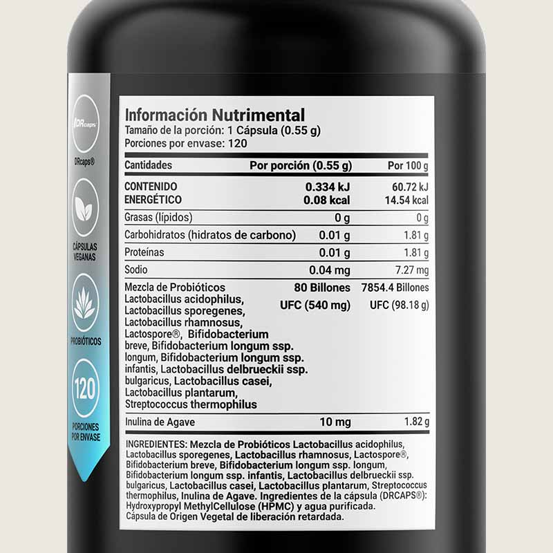 80 Billones Probioticos BLife