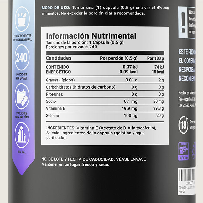 Selenm Blend Blife 240 Capsulas