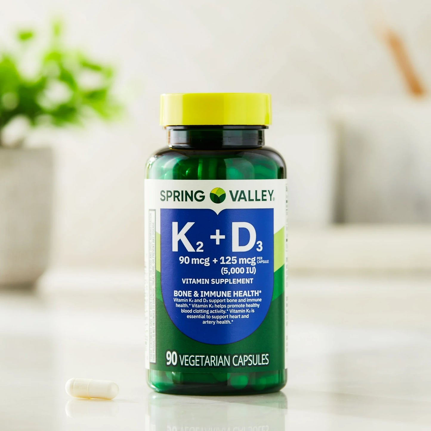 K2+D3 90mcg+ (5,000IU) 90 capsulas
