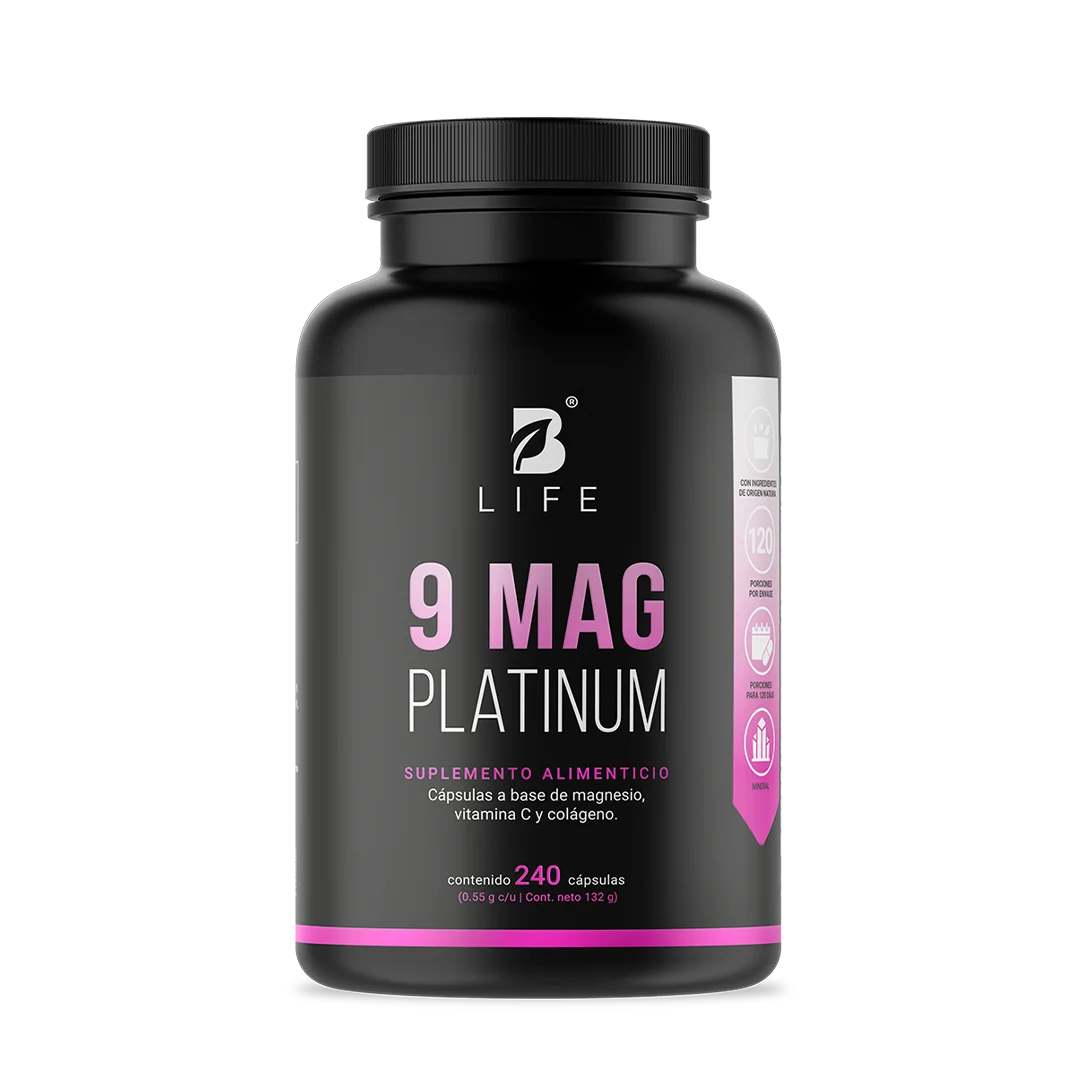 9 Mag Platinum 240 Capsulas Blife
