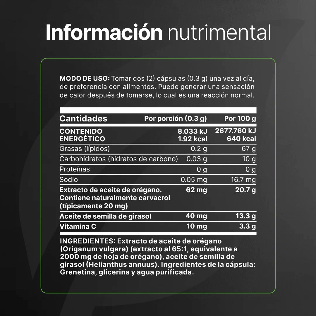 Aceite De Oregano Blife