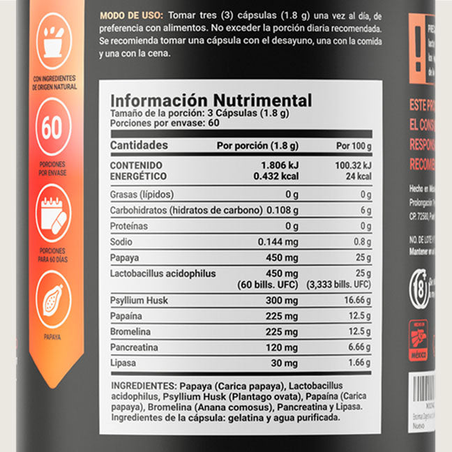 Enzym Blend Blife 180 Capsulas