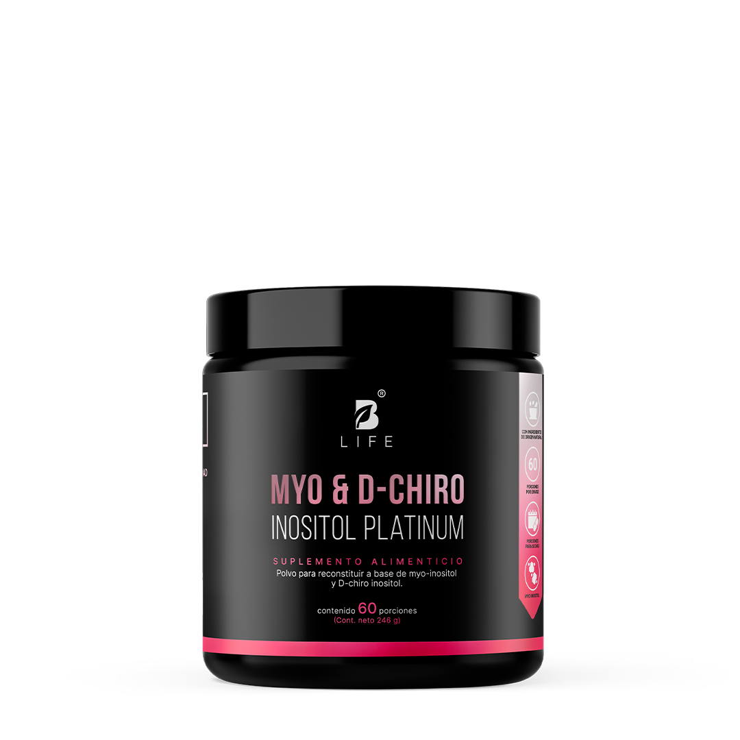 MYO y D-Chiro Inositol Platinum Polvo de Ratio 60 Porciones