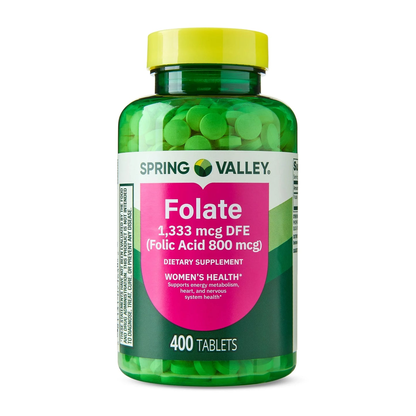 Folate 1,333mcg DFE 400 tabletas