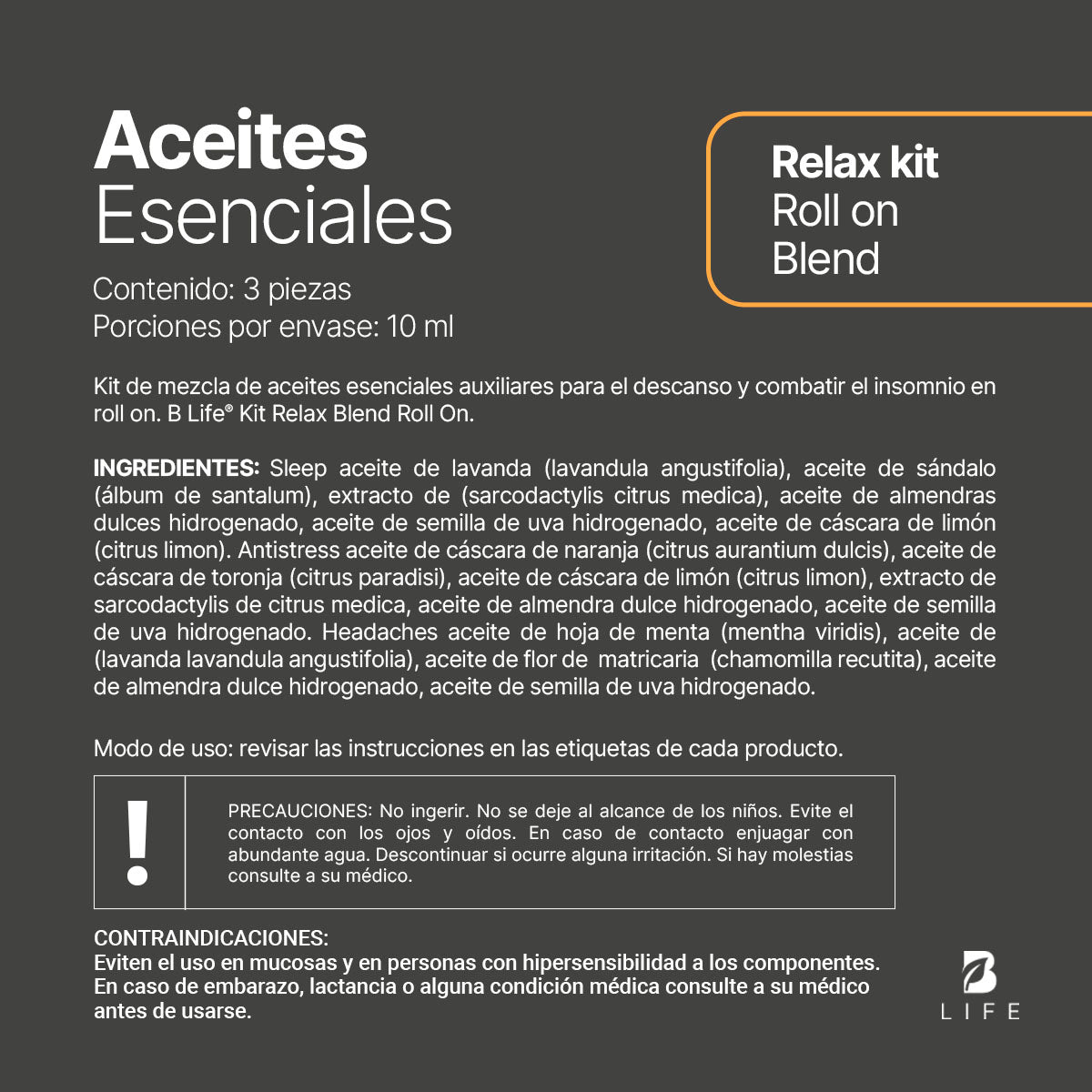 Aceite Roll On