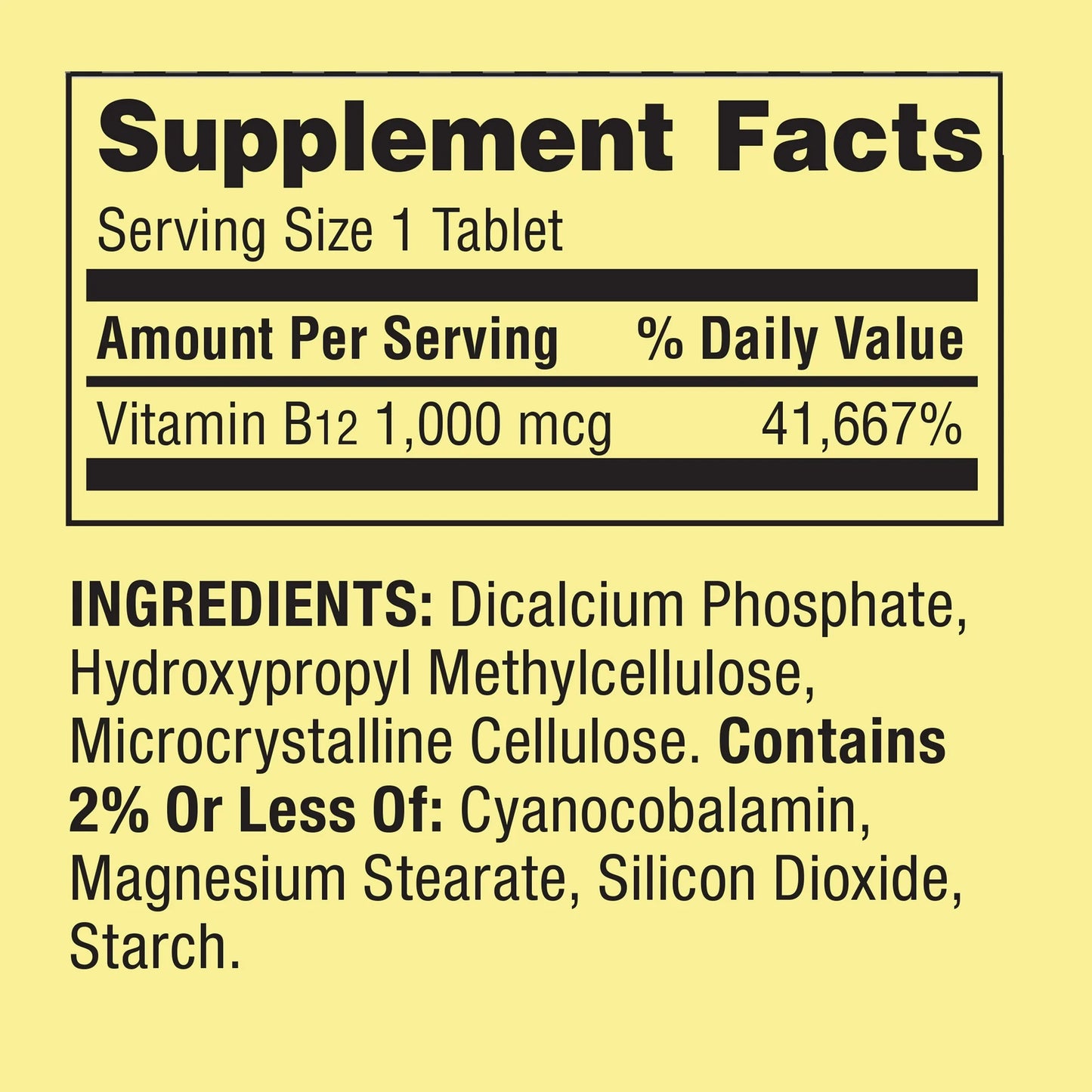 B12 1,000 mg
