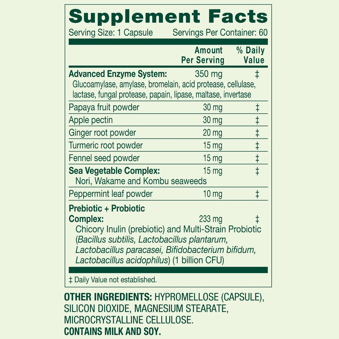 Digestive Enzymes Formula + Probioticos