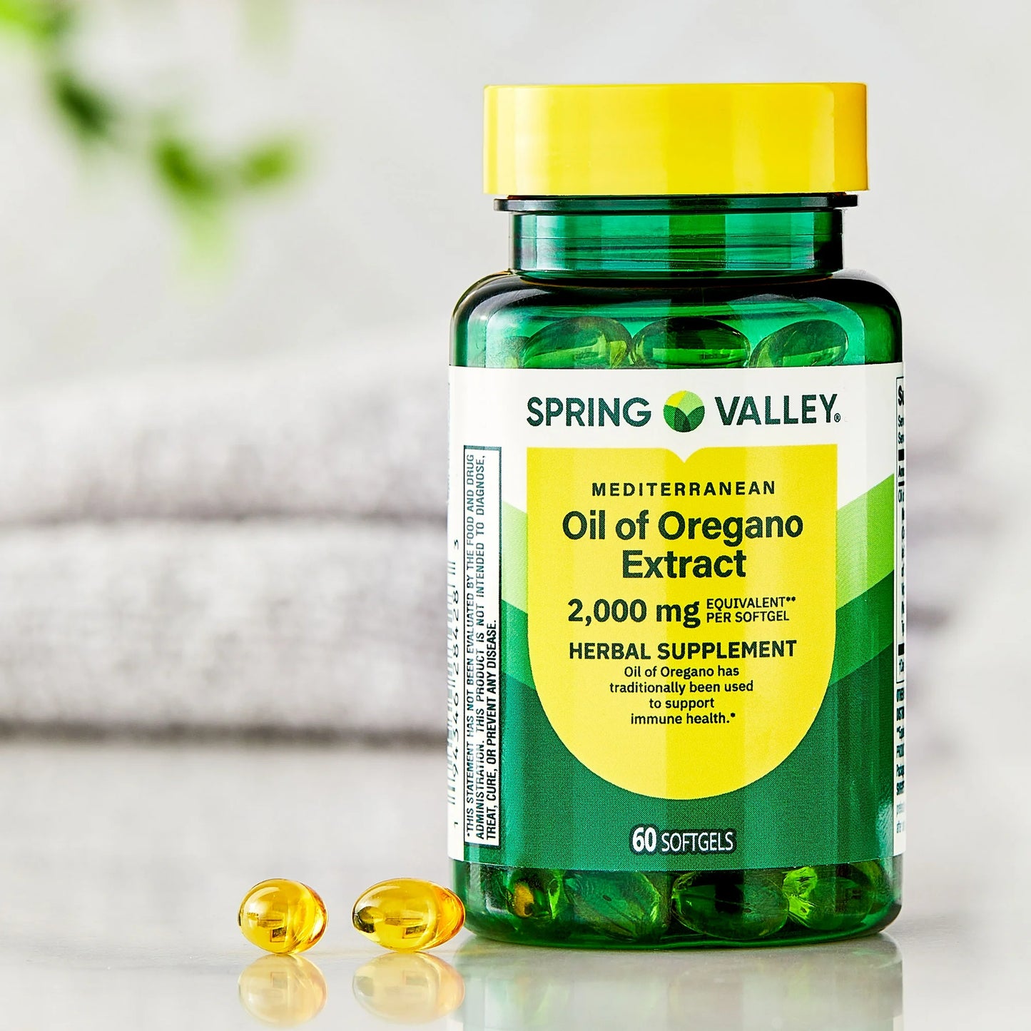 Aceite De Oregano 60 Softgels 2,000mg
