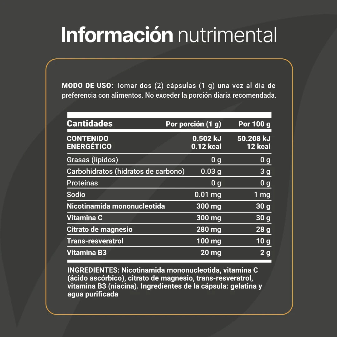 NMN Blend 180 Capsulas