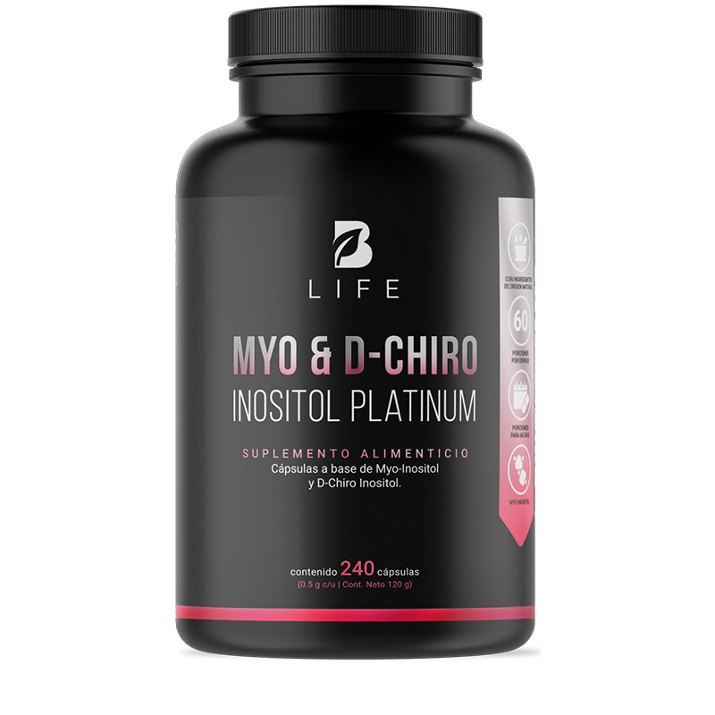 Myo y D-Chiro Inositol Platinum Mezcla de Ratio Blife 240 capsulas