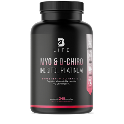 Myo y D-Chiro Inositol Platinum Mezcla de Ratio Blife 240 capsulas