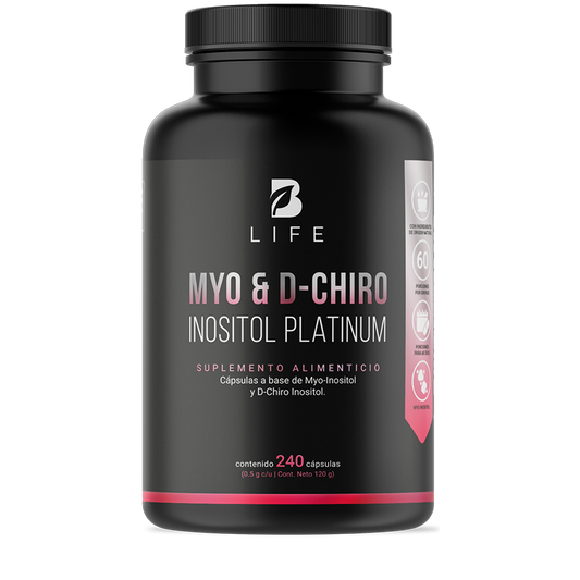 Myo y D-Chiro Inositol Platinum Mezcla de Ratio Blife 240 capsulas