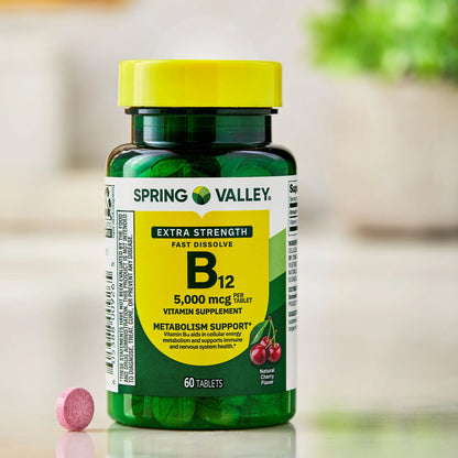B12 | 5,000mcg | 60 Tabletas