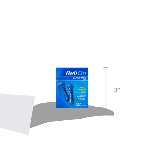 ReliOn Agujas Ultra Delgadas 100pcz