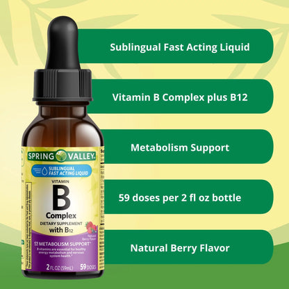 Super B Complex Sublingual 59 Dosis Berry