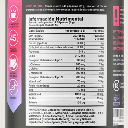 Womens Hair 180 Capsulas