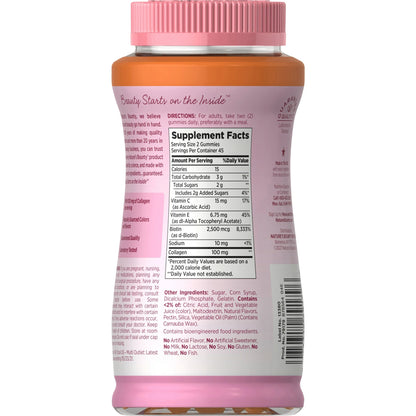 Hair Skin & Nails 90 Gomitas Nature`s Bounty