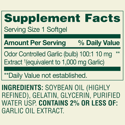 Garlic 1,000mg 120 softgels