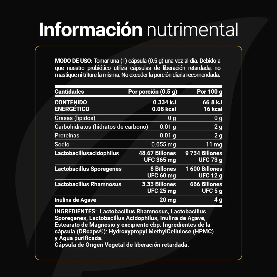 Probioticos 60 Billones Blife 120 capsulas