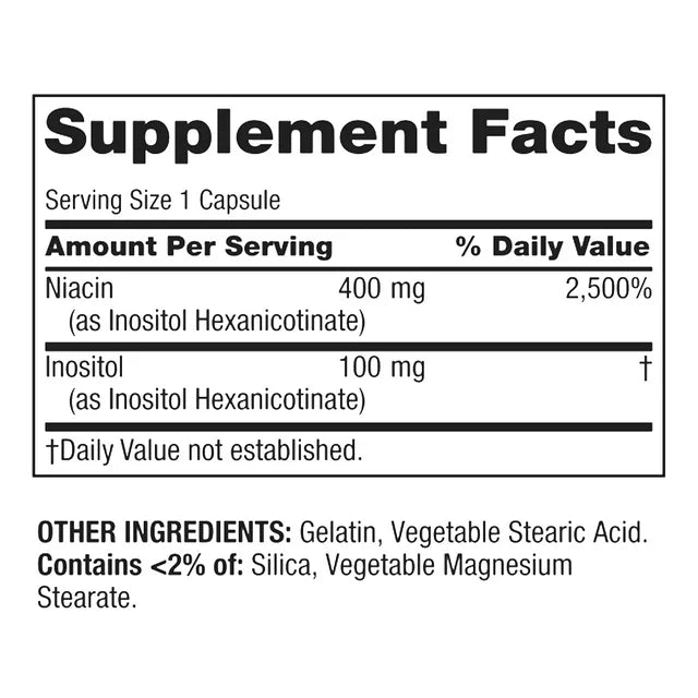 Niacin Vitamina B3 Value Size