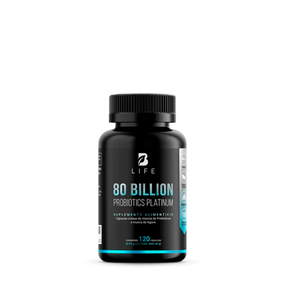 80 Billones Probioticos Platinum 60 capsulas BLife