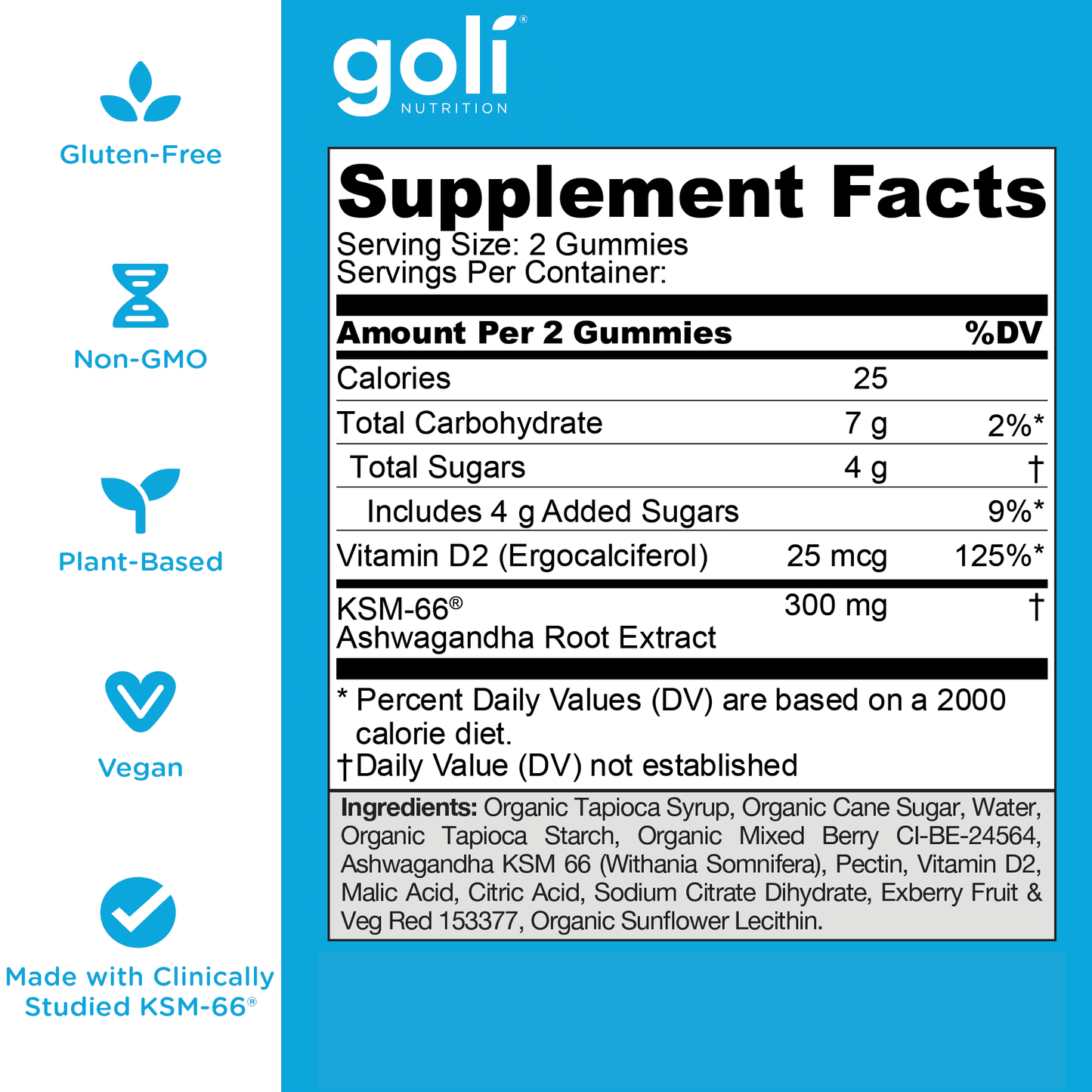 Ashwaganda Goli 60 Gomitas