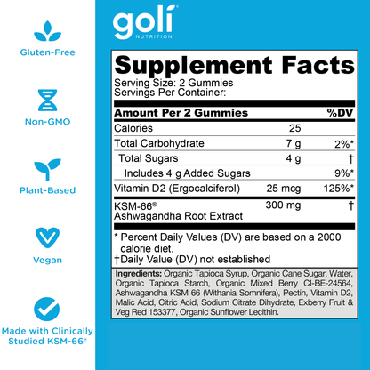 Ashwaganda Goli 60 Gomitas