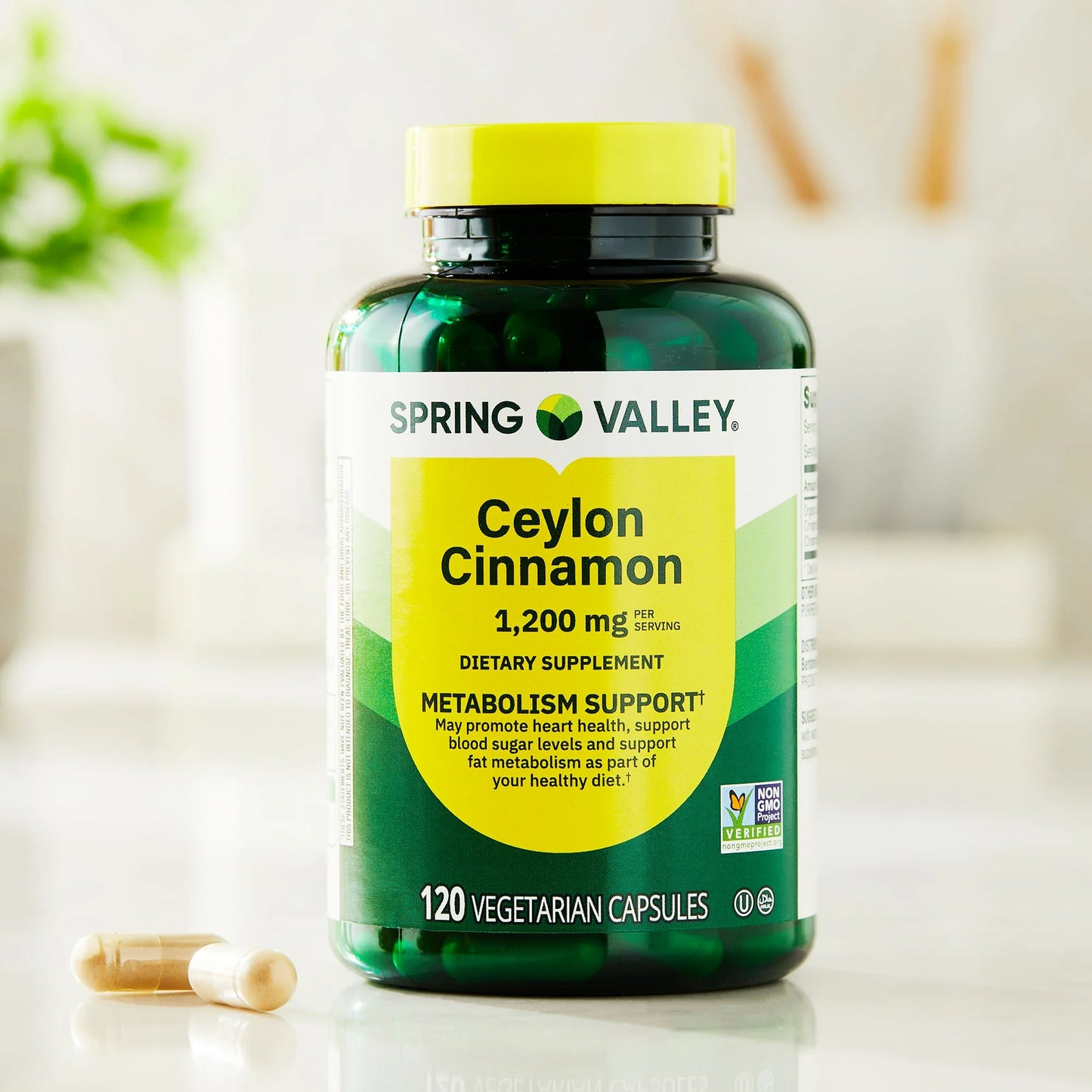 Ceylon Cinnamon 1,200mg 120 capsulas