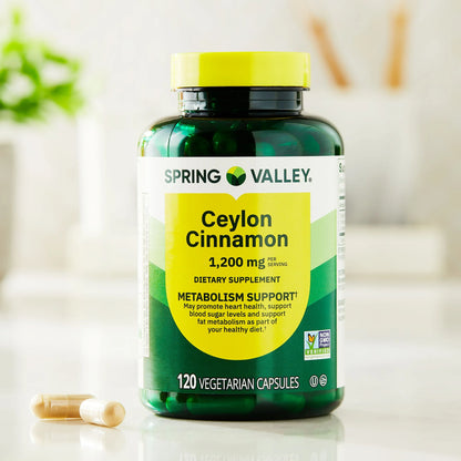 Ceylon Cinnamon 1,200mg 120 capsulas