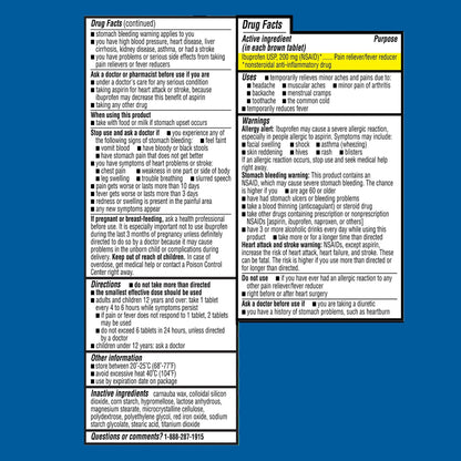 Ibuprofeno 200mg 100 Tabletas