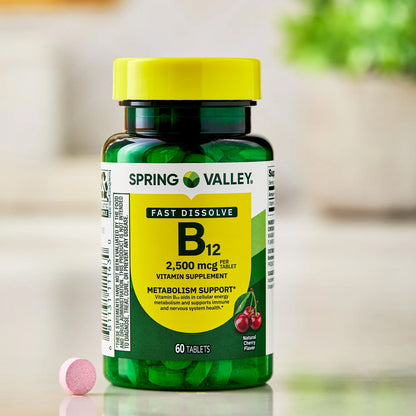 B12 Cereza | 2,500mcg | 60ct