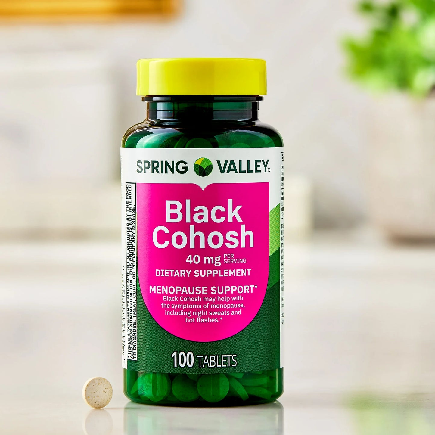 Black Cohosh 40mg 100 tabletas