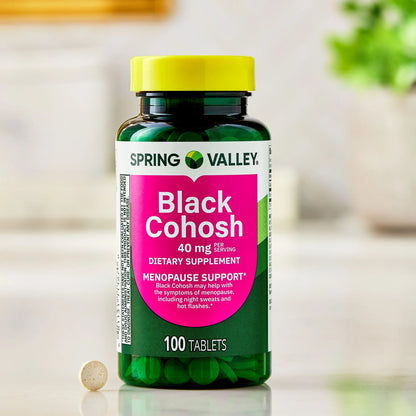 Black Cohosh 40mg 100 tabletas