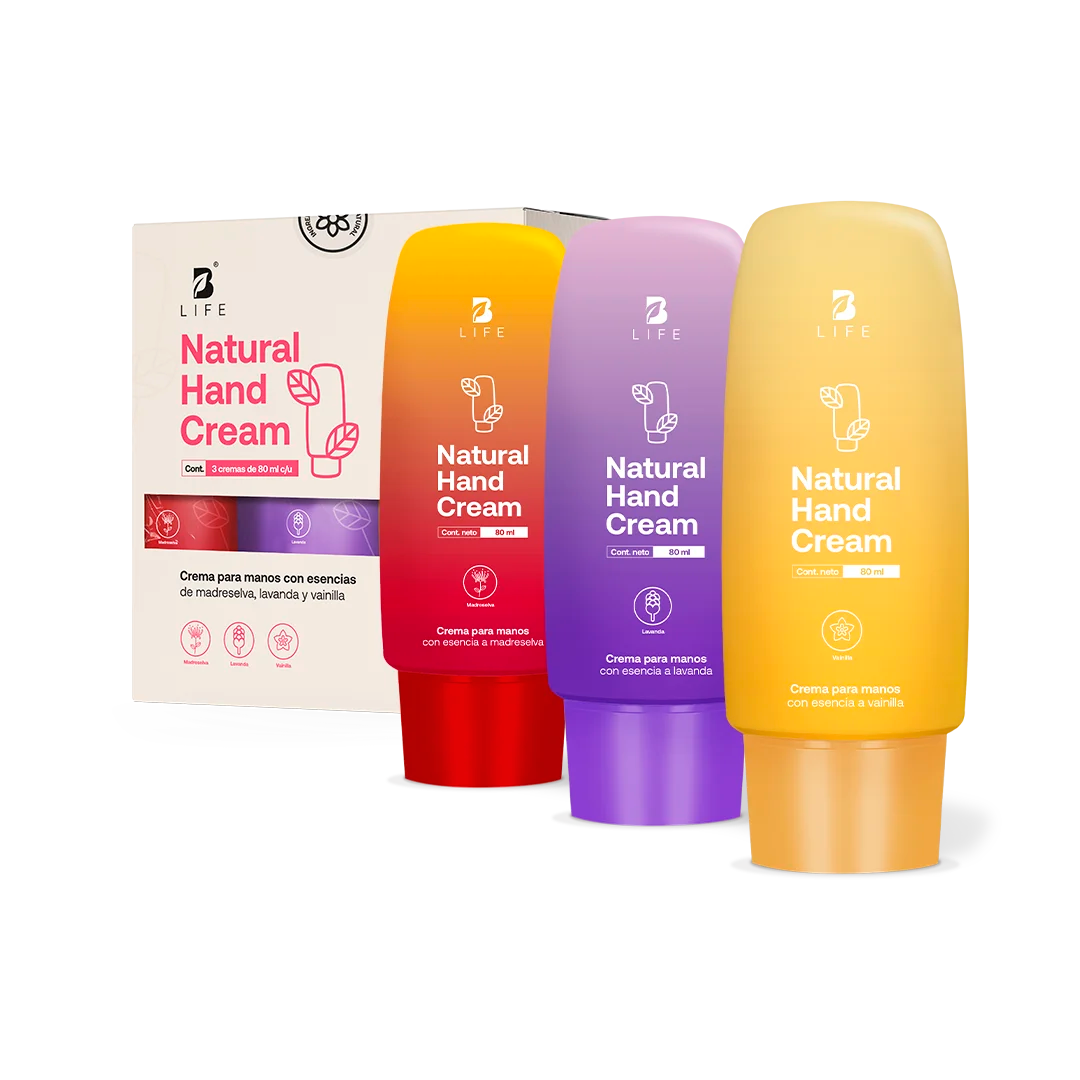 Natural Hand Cream Kit 3 Cremas
