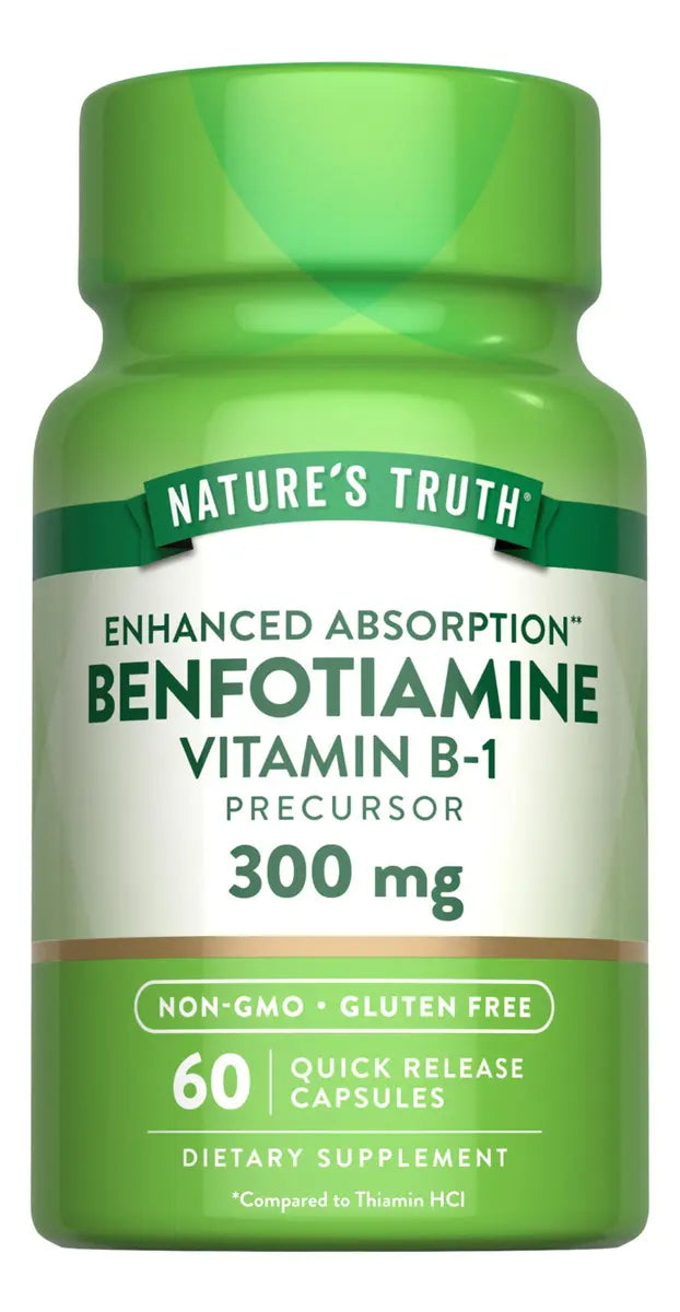 Benfotiamine 300mg 60 Capsulas
