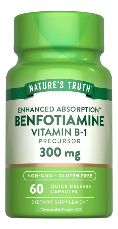 Benfotiamine 300mg 60 Capsulas