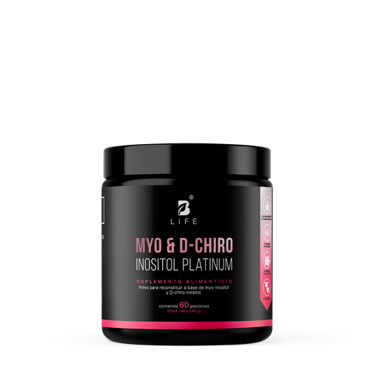 MYO y D-Chiro Inositol Platinum Polvo de Ratio 60 Porciones