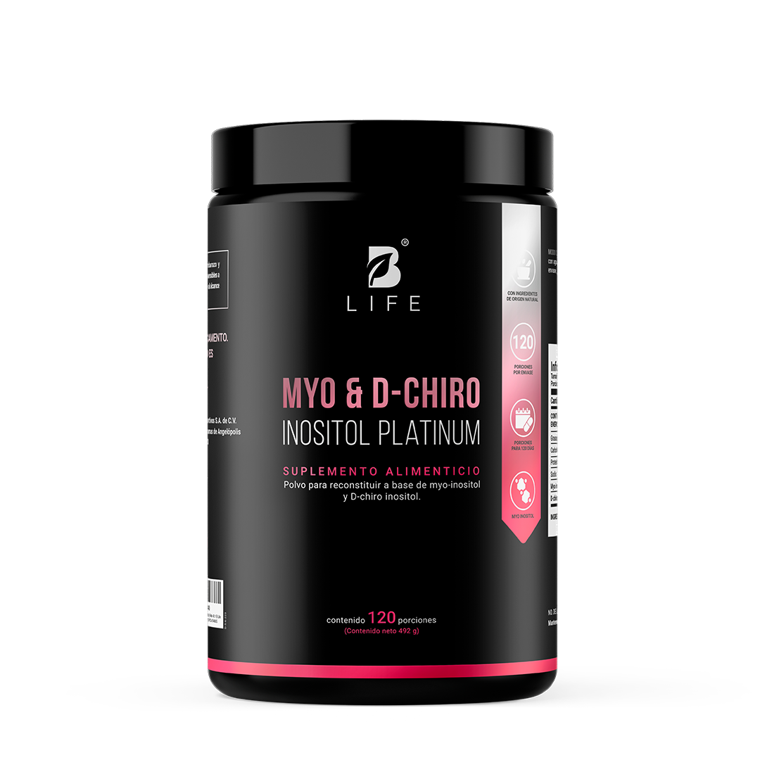 MYO y D-Chiro Inositol Platinum Polvo de Ratio 120 Porciones
