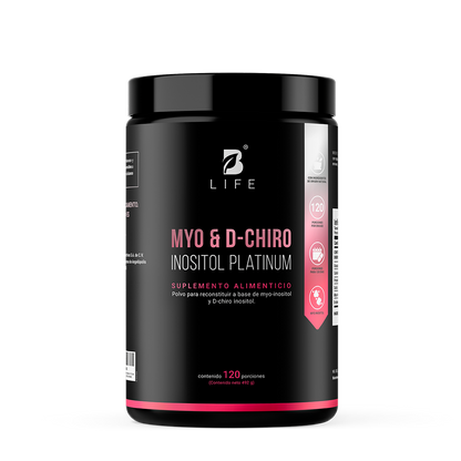 MYO y D-Chiro Inositol Platinum Polvo de Ratio 120 Porciones