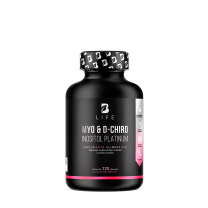 Myo y D-Chiro Inositol Platinum Mezcla de Ratio Blife 120 capsulas