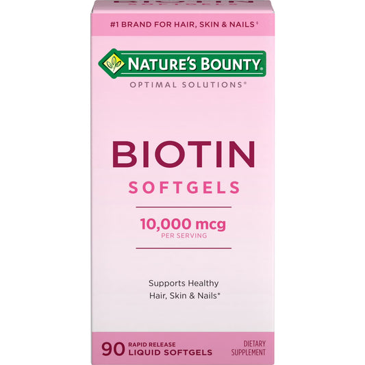 Biotina Natures Bounty 90 Softgels