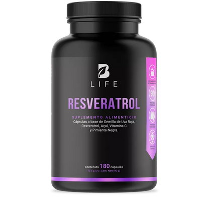 Resveratrol 180 capsulas Blife