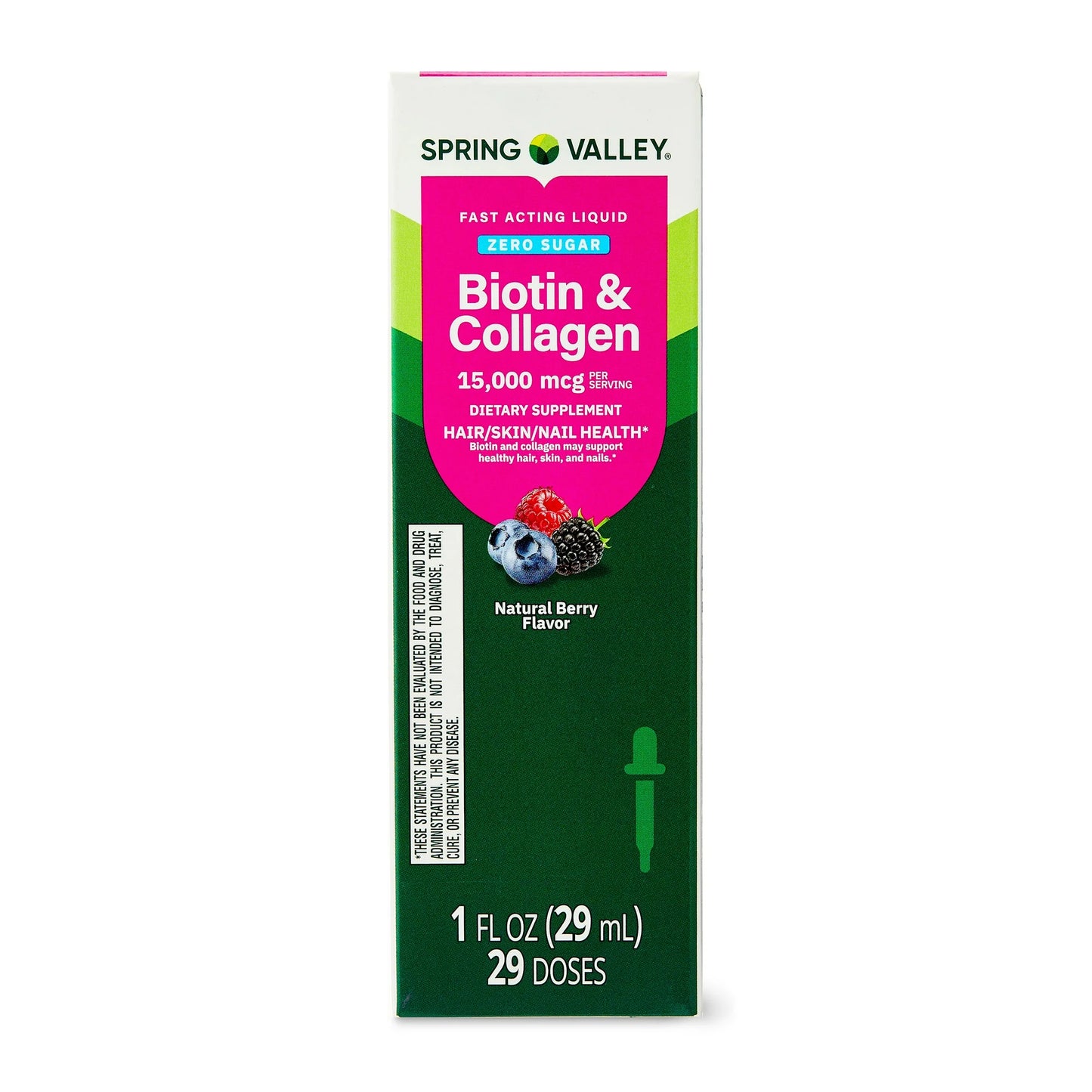 Biotina y Colageno 15,000 mcg 29 Dosis