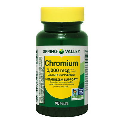 Chromium 1,000mg 100 tabletas