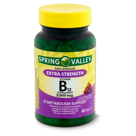 B12 Sublingual 5,000mcg 45 tabletas