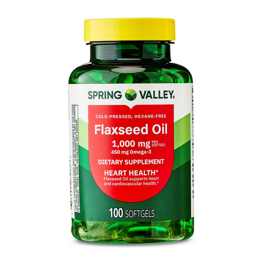 Flaxseed Oil 100 Softgels