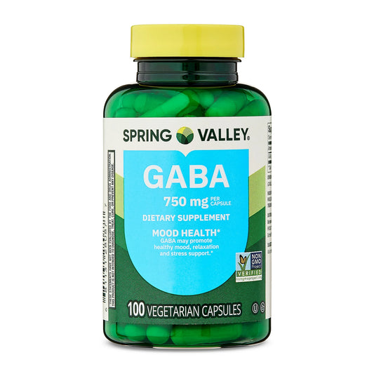GABA 750mg 100 capsulas