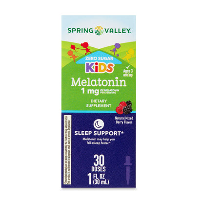 Melatonin Kids Zero Sugar 1mg Melatonina Niños