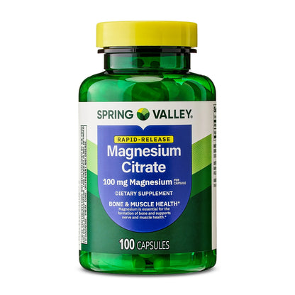 Citrato de Magnesio 100 capsulas